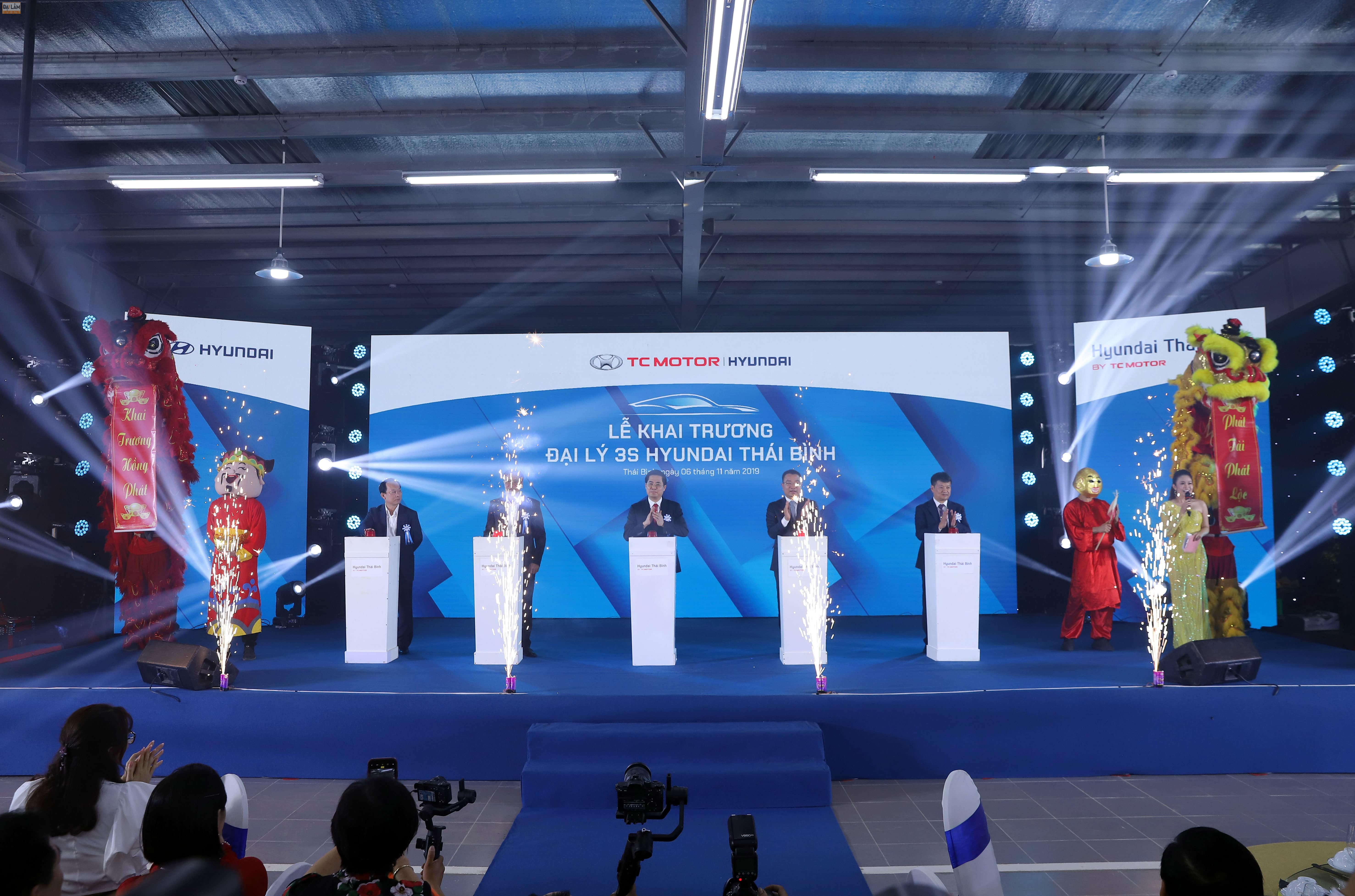 Lễ khai trương Đại lý 3s Hyundai Thái Bình - Tổ Chức Sự Kiện Đại Lâm