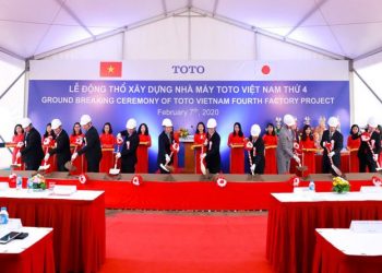 Tổ chức lễ khởi công xây dựng nhà máy TOTO Việt Nam