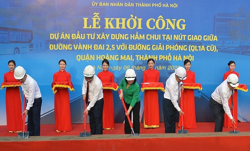 Lễ khởi công hầm chui gần 780 tỷ đồng tại Hà Nội