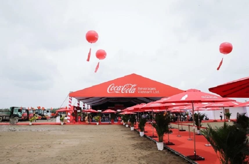 Lễ khởi công xây dựng nhà máy Coca - Cola tại Long An