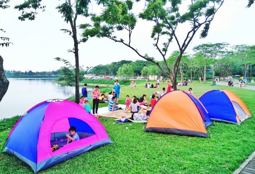 Công viên Yên Sở - địa điểm chuyên tổ chức team building tại Hà Nội