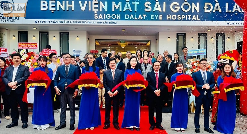 Lễ khai trương bệnh viện mắt tại thành phố Đà Lạt