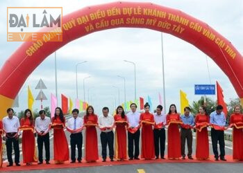 Lễ khánh thành công trình cầu đường tại tỉnh Tiền Giang