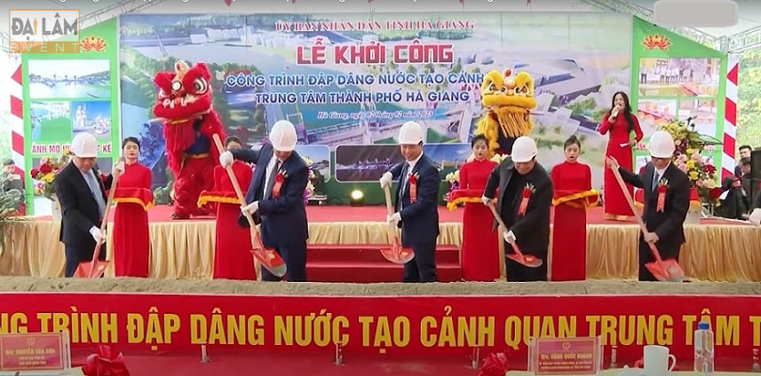 Hà Giang: Lễ khởi công công trình đập dâng nước
