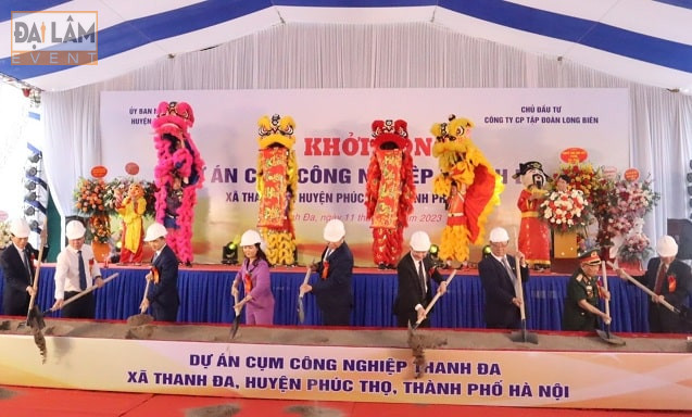 Lễ khởi công cụm công nghiệp Thanh Đa tại Hà Nội