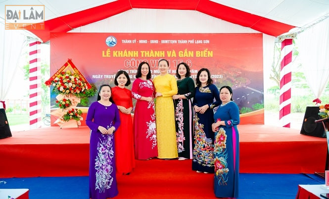 Lễ khánh thành và gắn biển công viên 15-6 tại Lạng Sơn