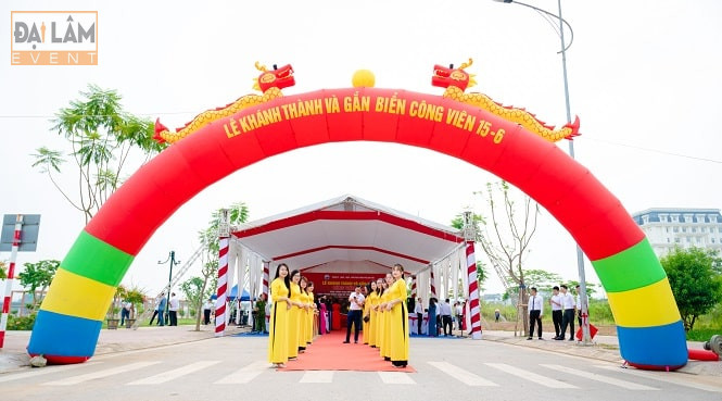 Lễ khánh thành và gắn biển công viên 15-6 tại Lạng Sơn