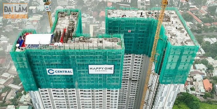 Toàn cảnh lễ cất nóc dự án Happy One Central