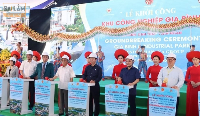 Lễ khởi công khu công nghiệp 4000 tỷ tại tỉnh Bắc Ninh