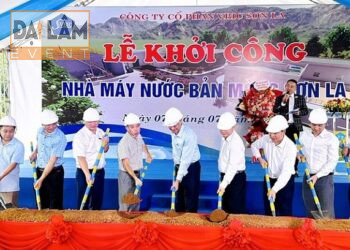 Lễ khởi công nhà máy nước Bản Mòng tại Sơn La